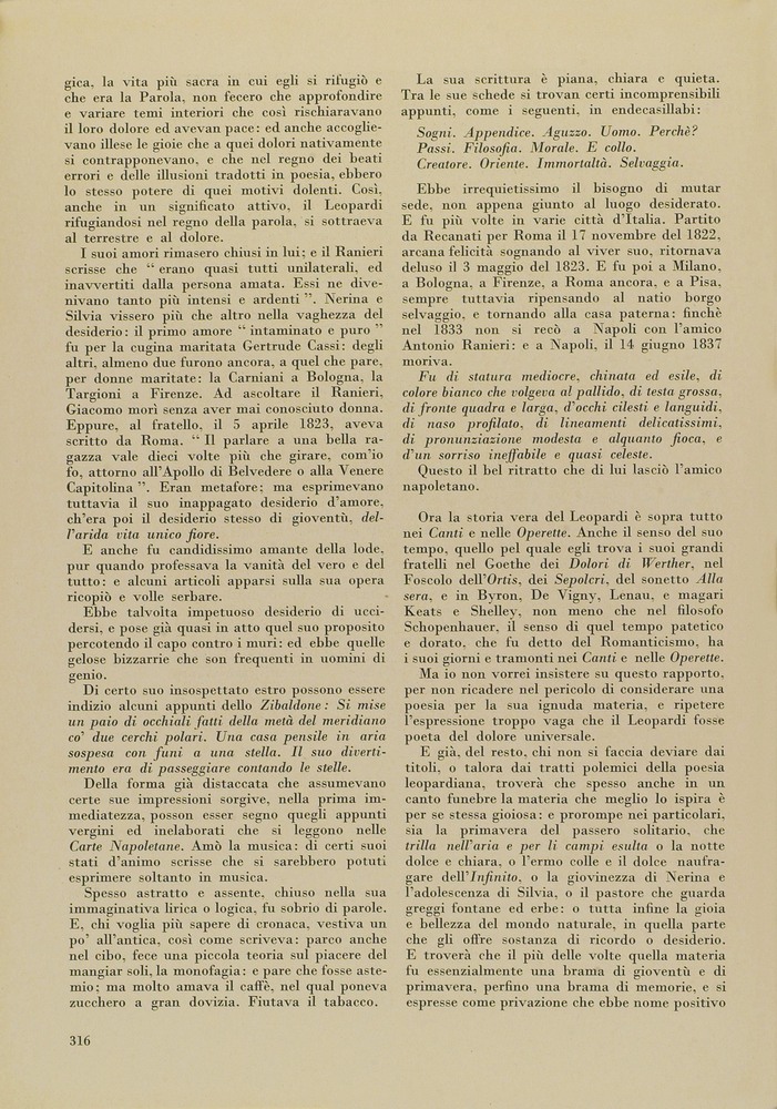 pagina sinistra