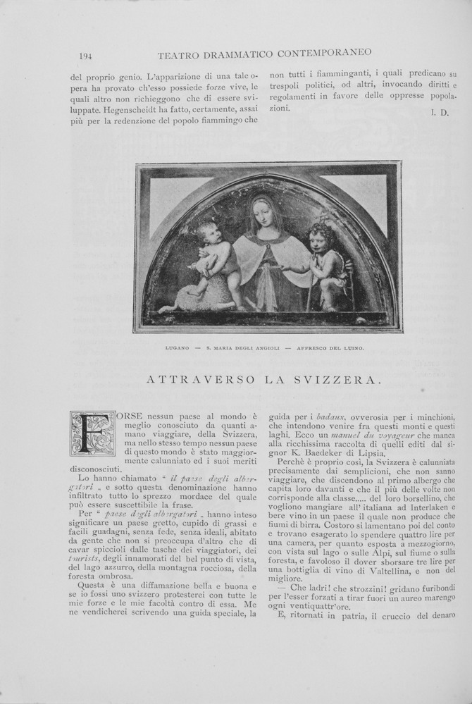 pagina sinistra