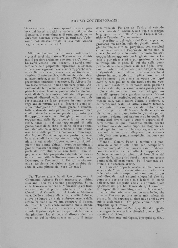 pagina sinistra