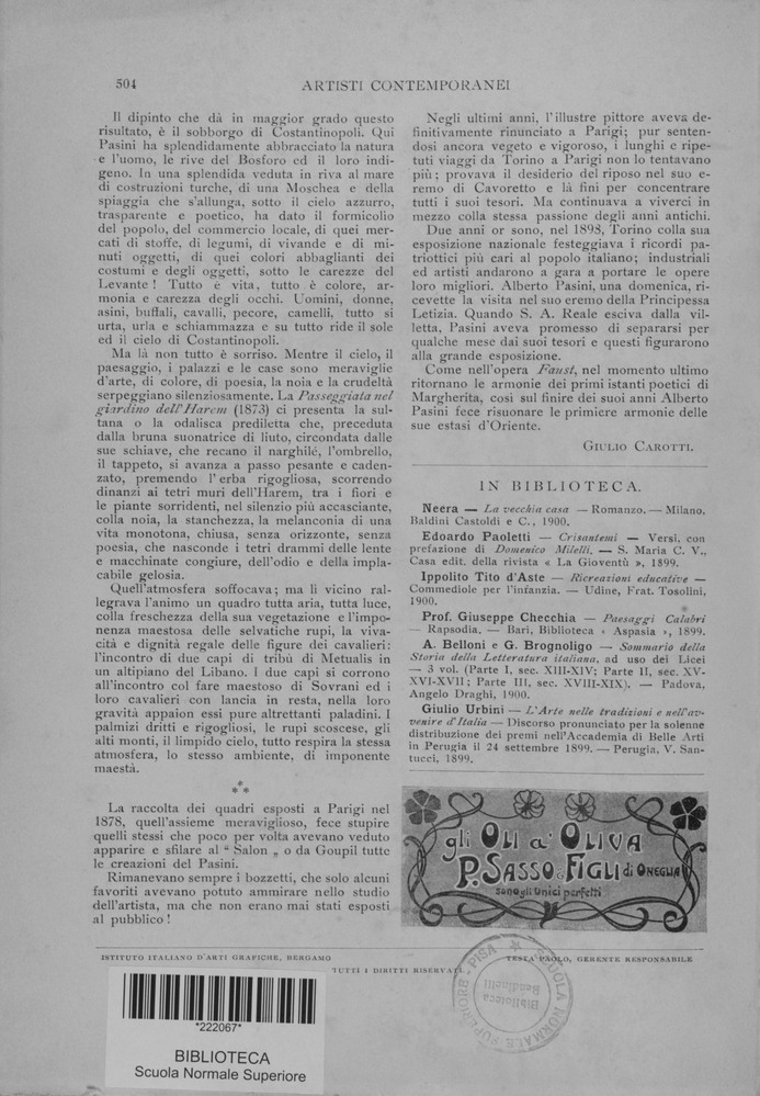 pagina sinistra