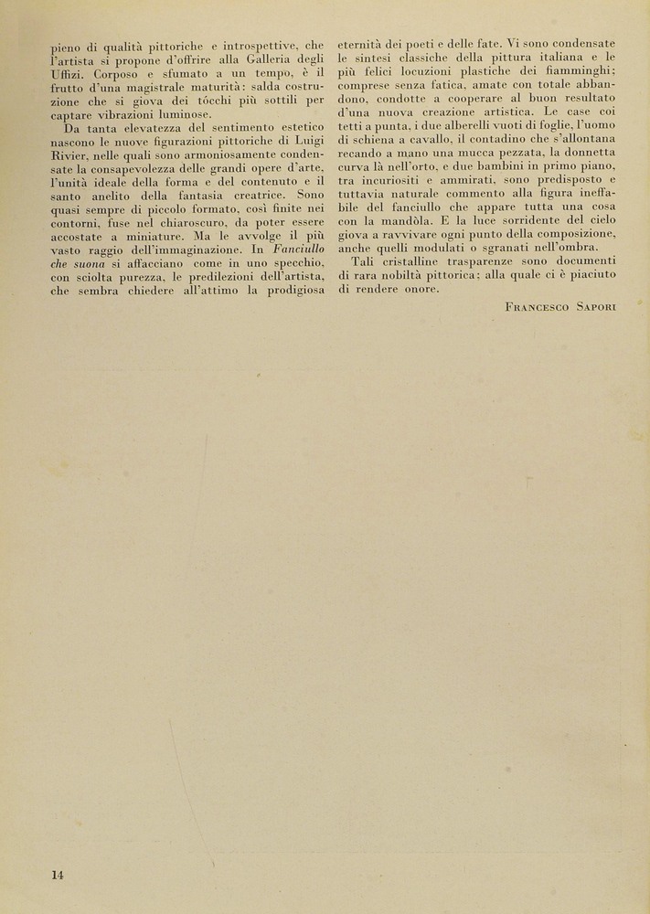 pagina sinistra