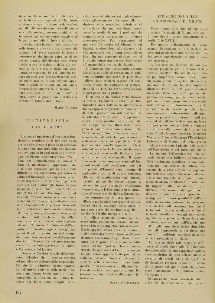 pagina sinistra