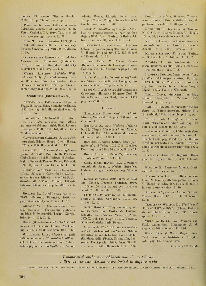 pagina sinistra