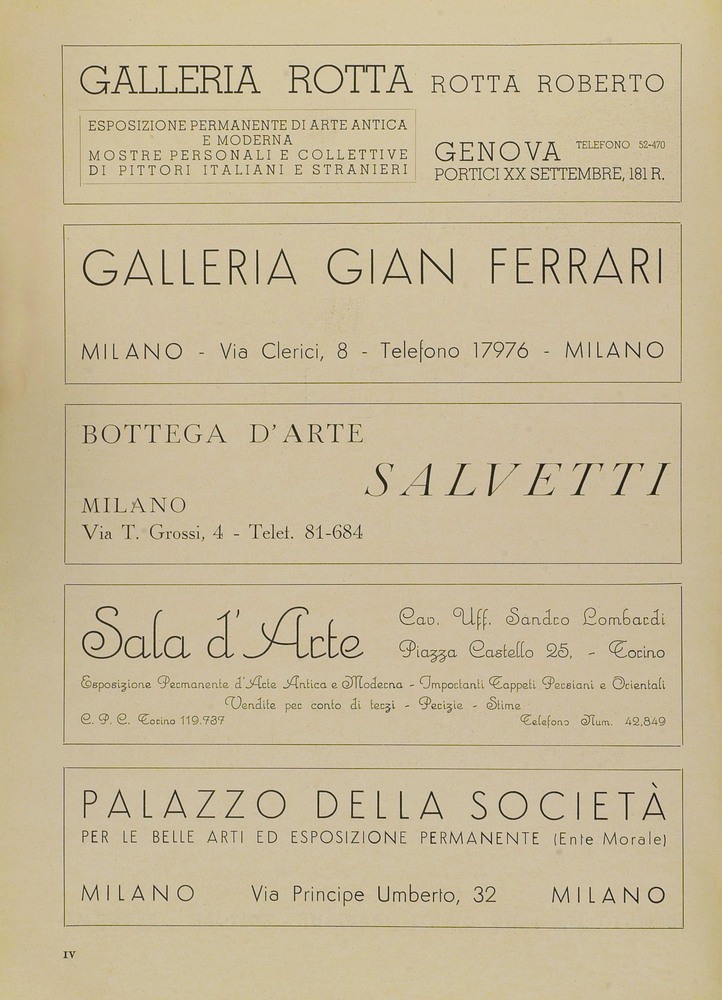 pagina sinistra