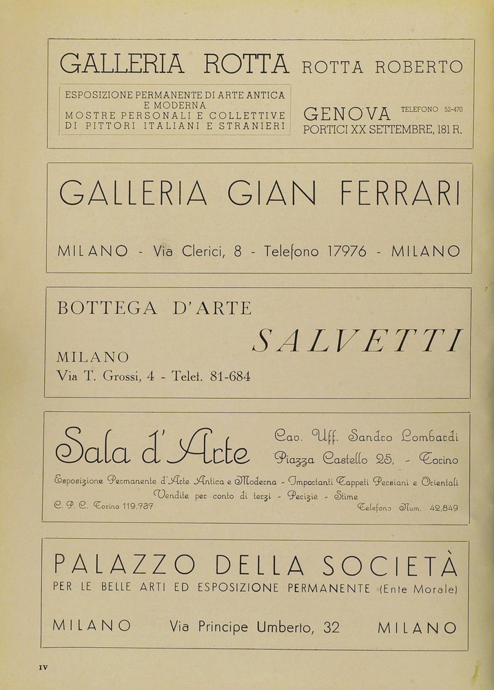 pagina sinistra