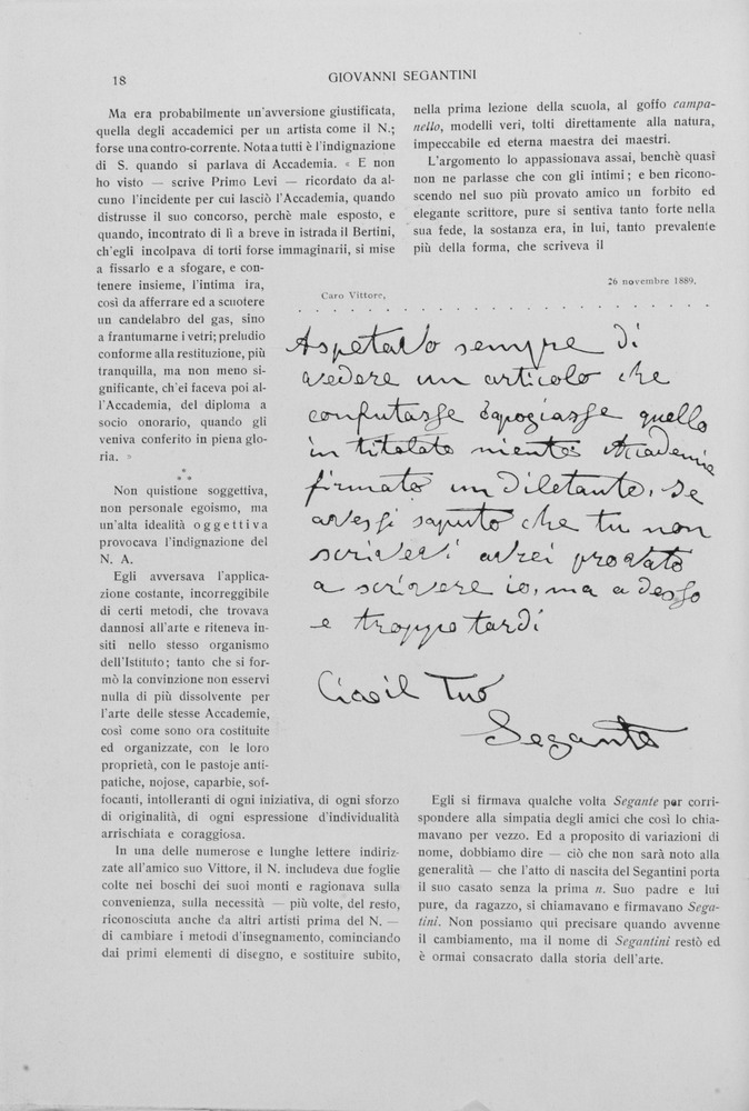 pagina sinistra