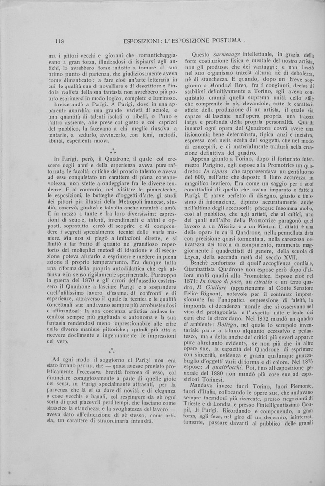 pagina sinistra