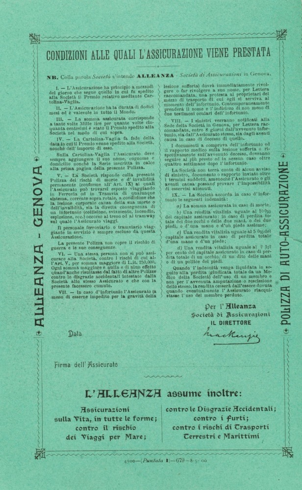 pagina sinistra