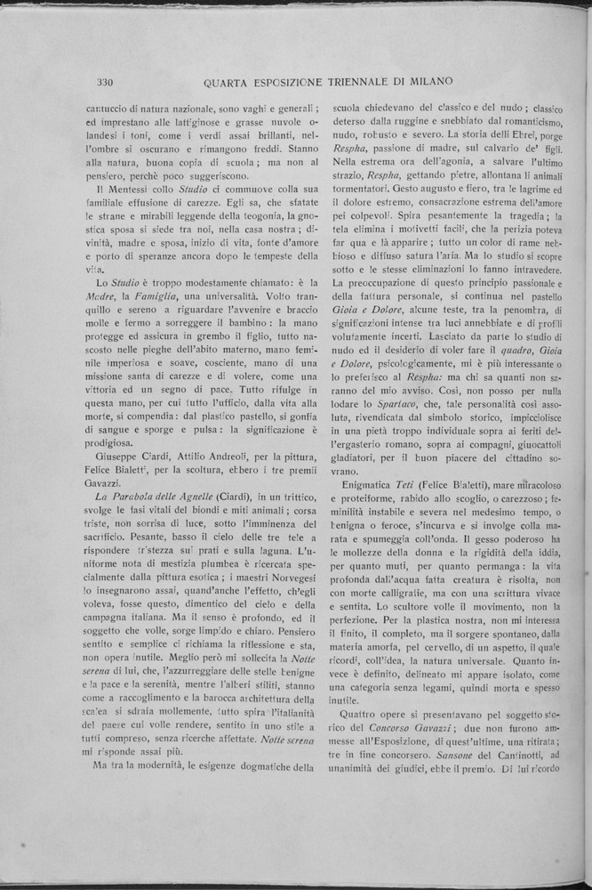 pagina sinistra