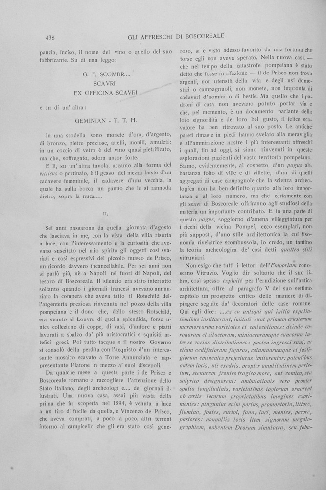 pagina sinistra