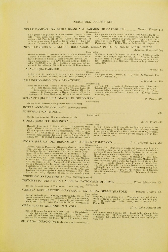 pagina sinistra