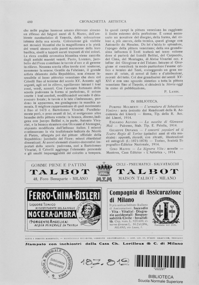 pagina sinistra