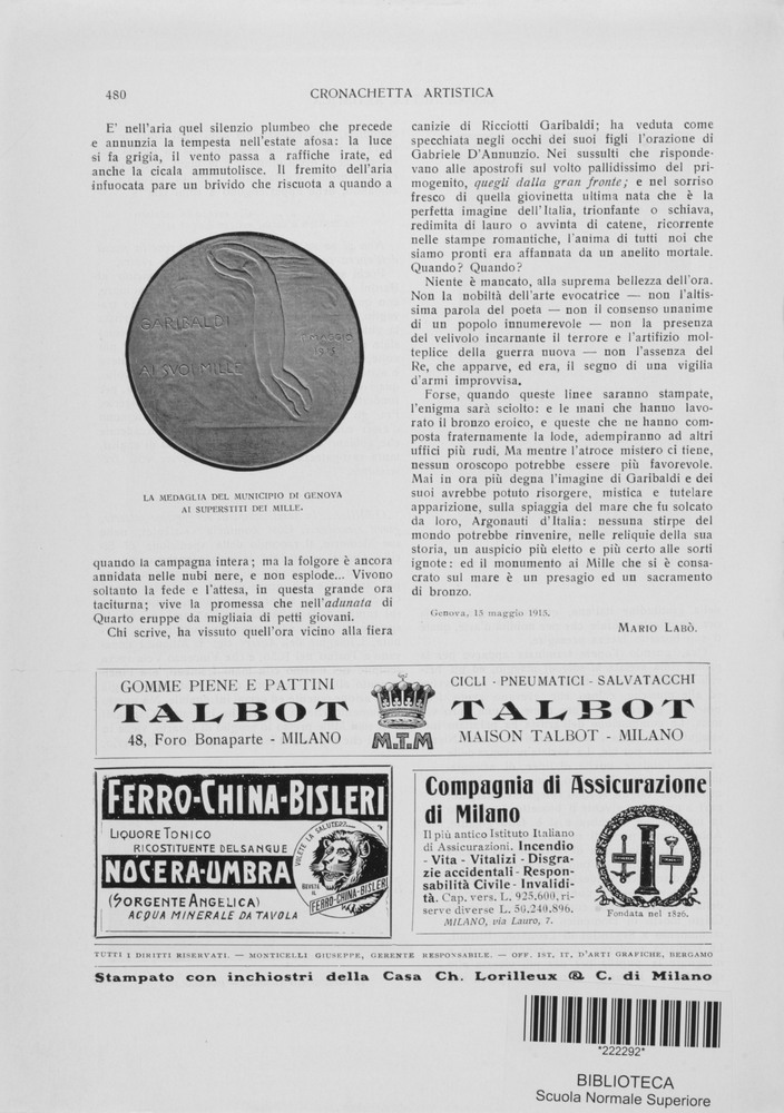 pagina sinistra