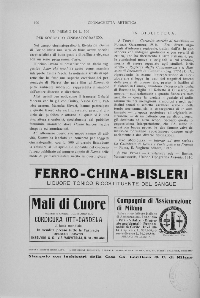 pagina sinistra