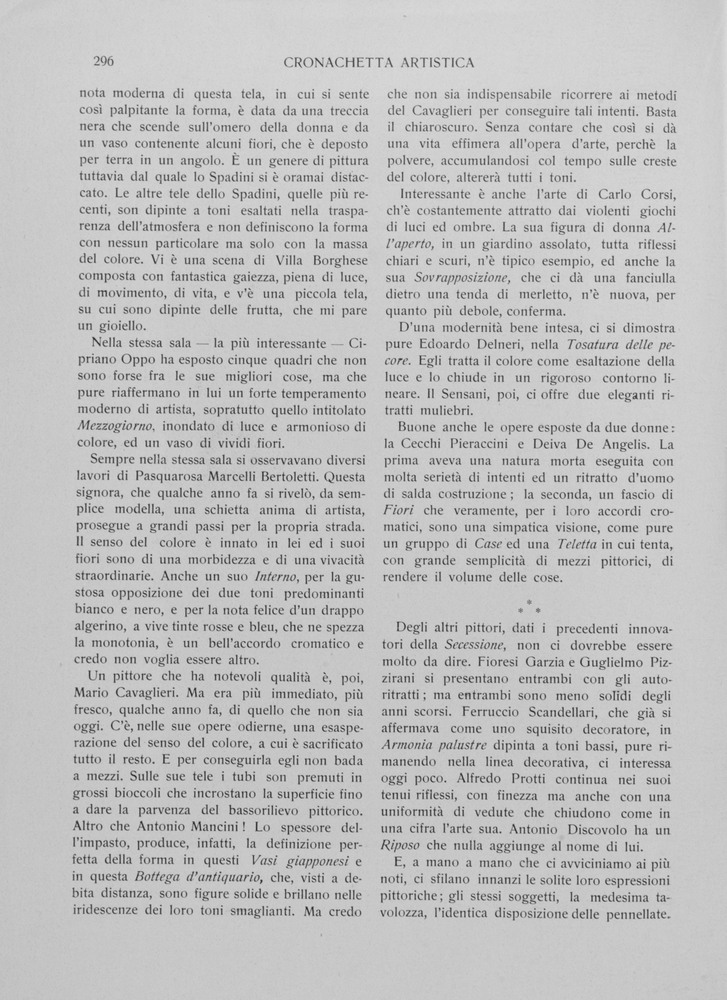 pagina sinistra