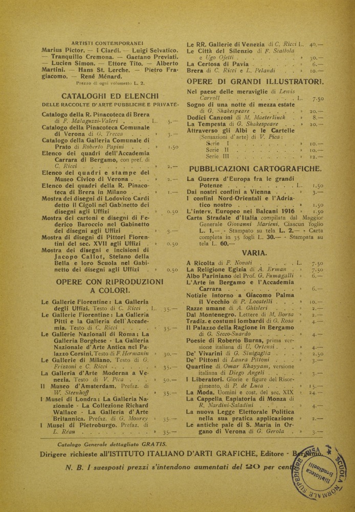 pagina sinistra