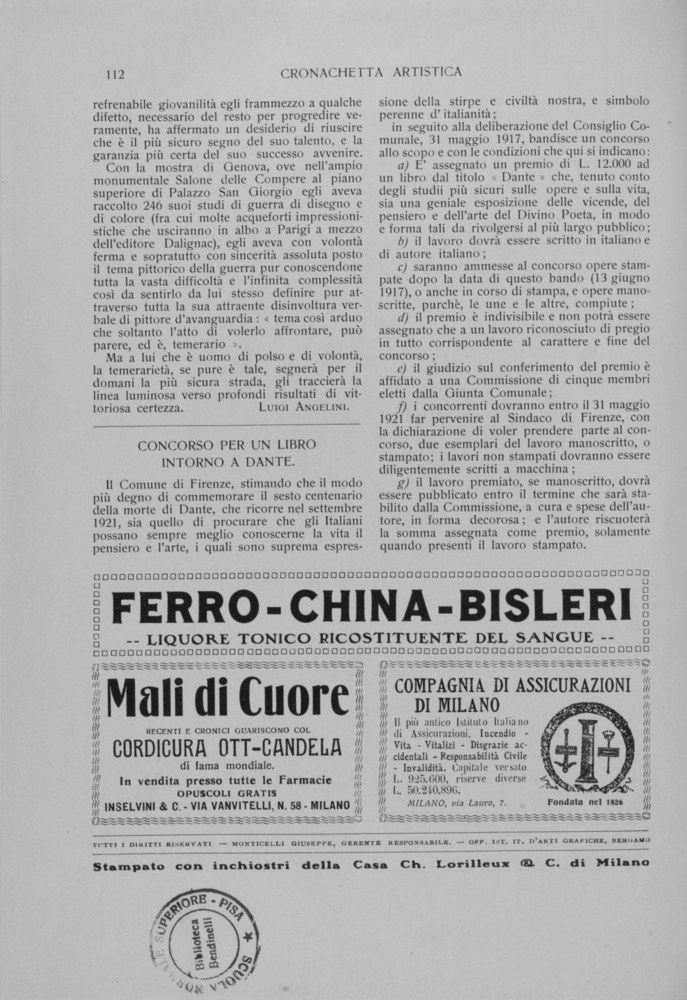 pagina sinistra