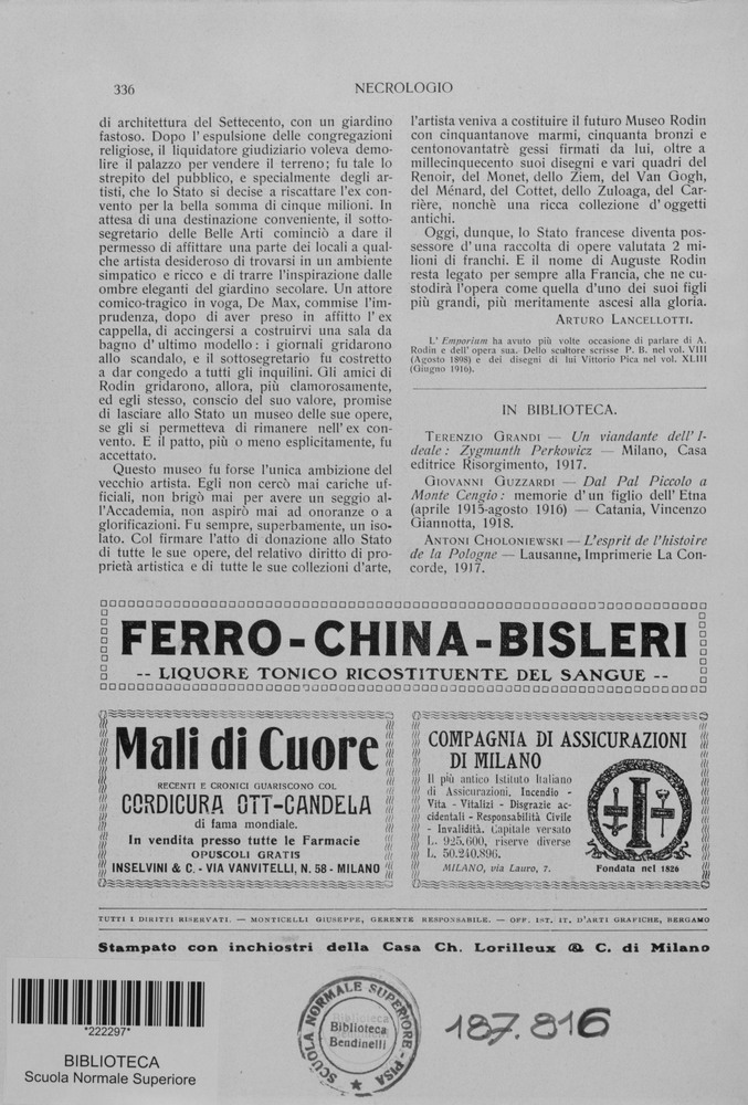 pagina sinistra