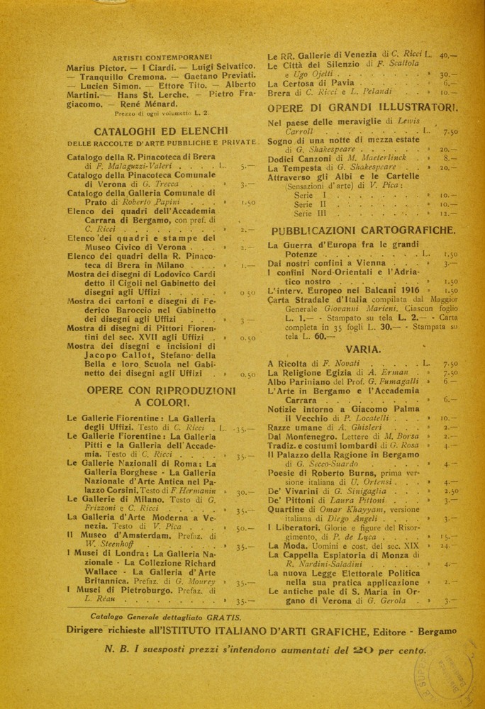 pagina sinistra