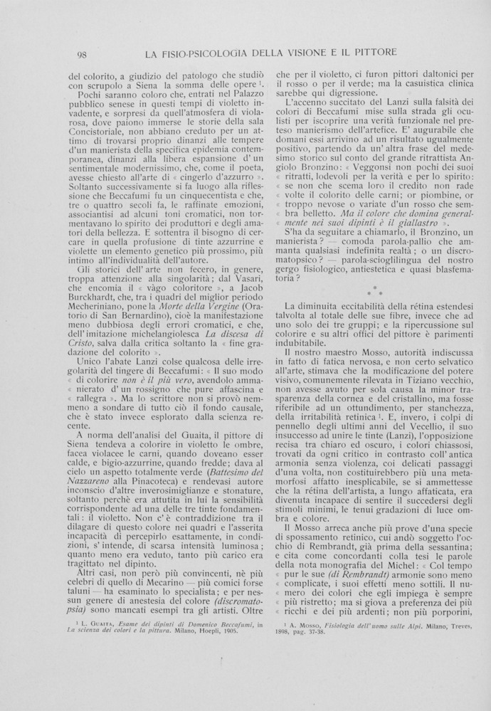 pagina sinistra