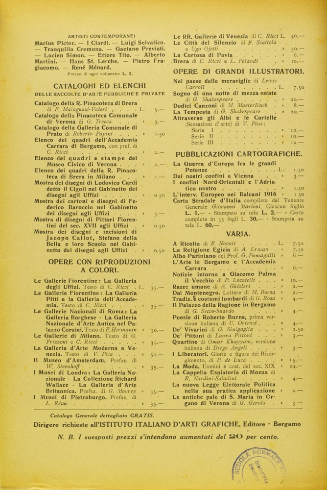 pagina sinistra