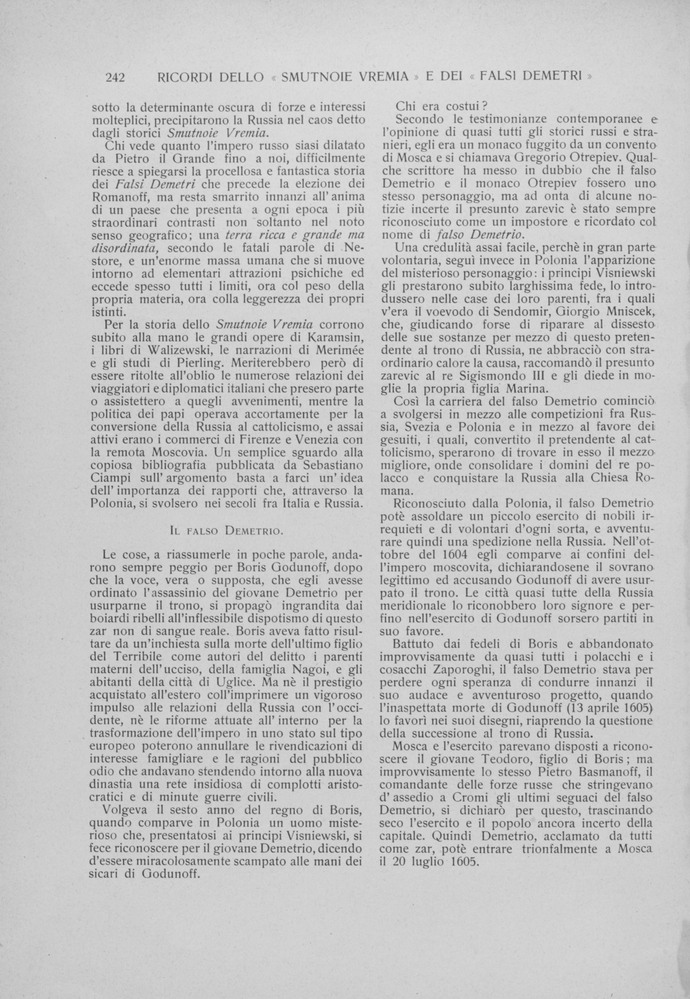 pagina sinistra