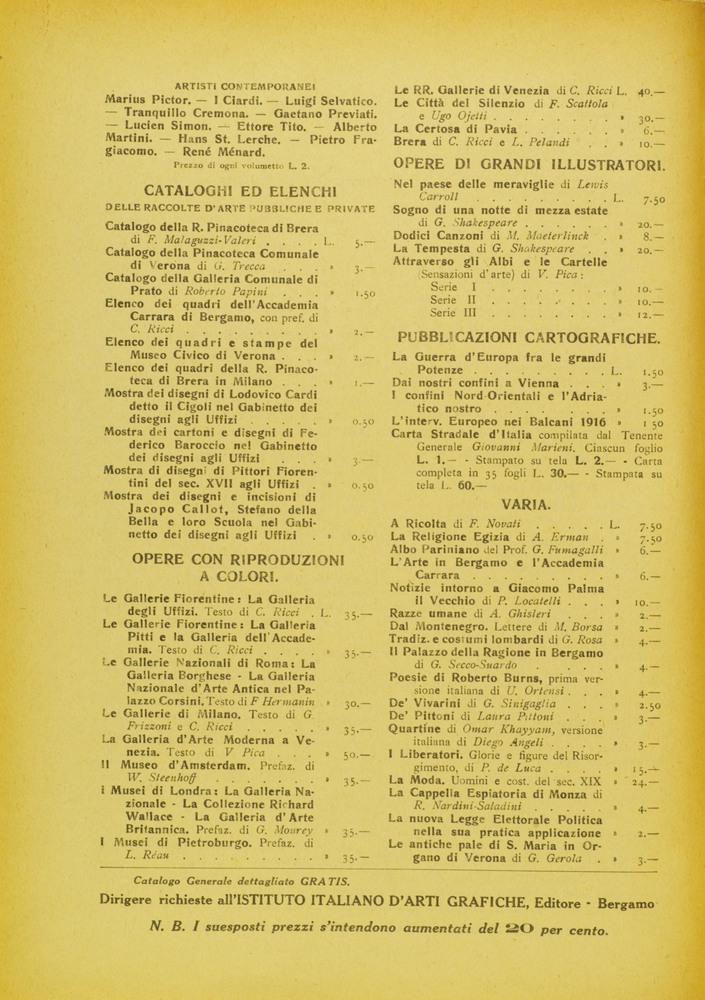 pagina sinistra