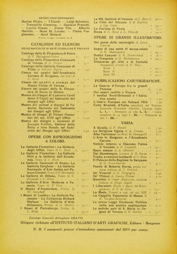 pagina sinistra