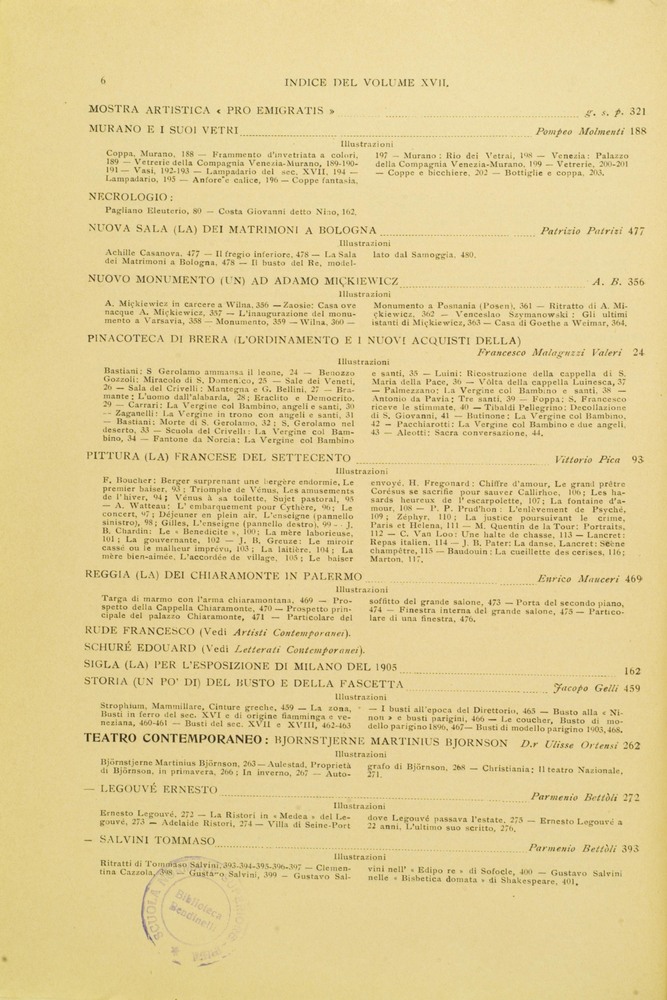 pagina sinistra