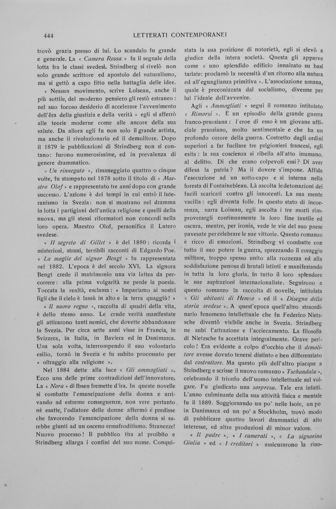 pagina sinistra