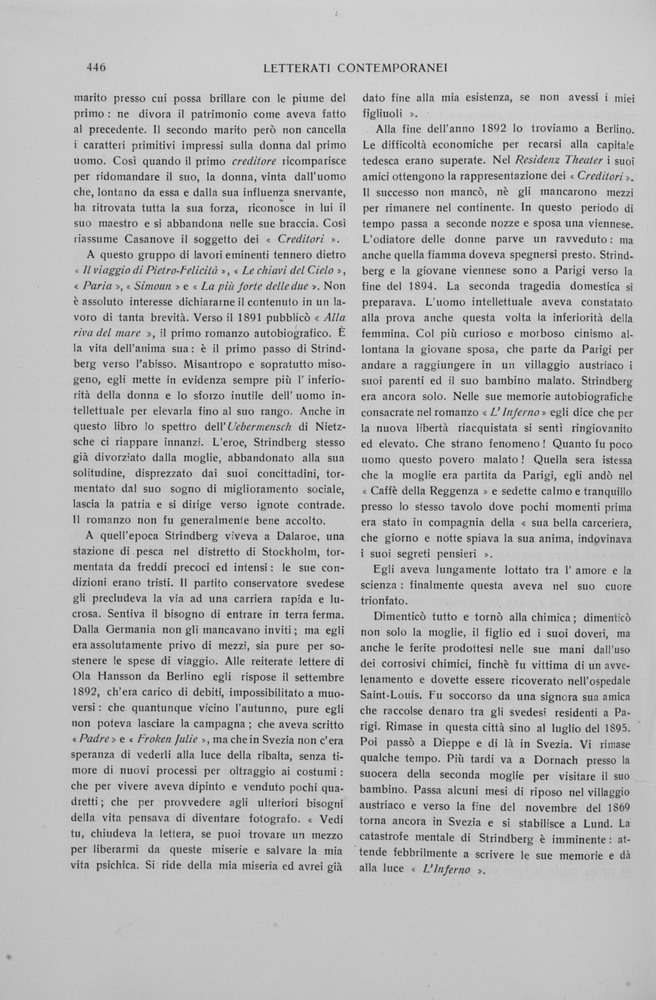 pagina sinistra