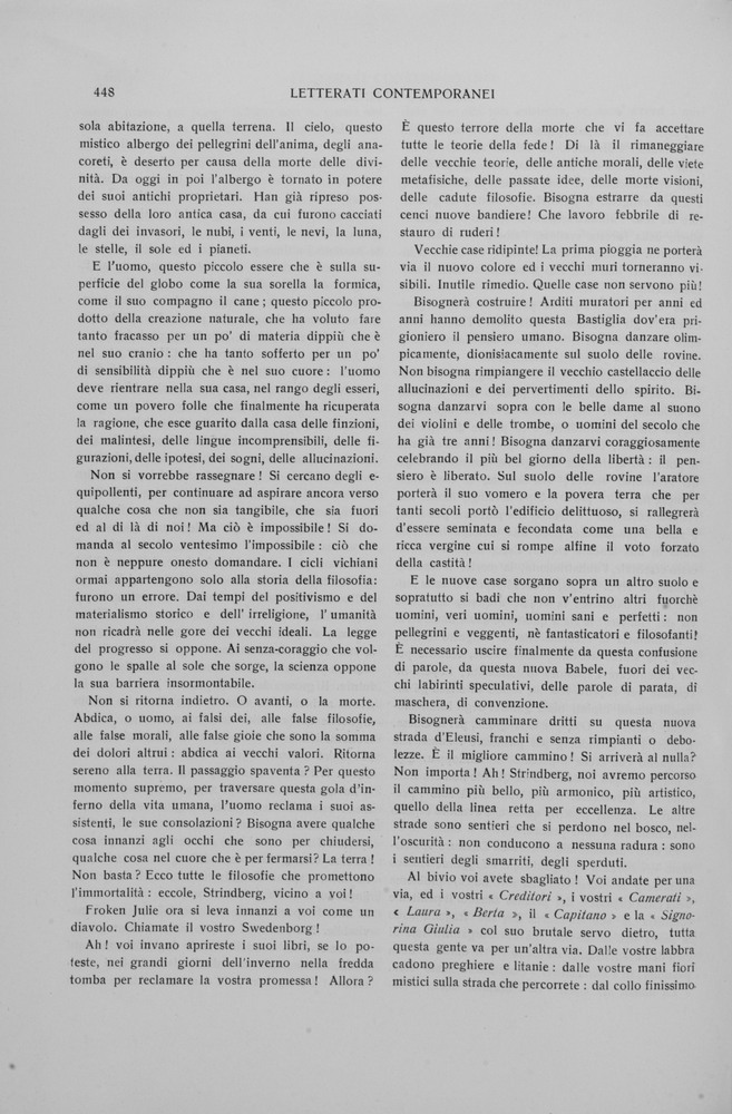 pagina sinistra