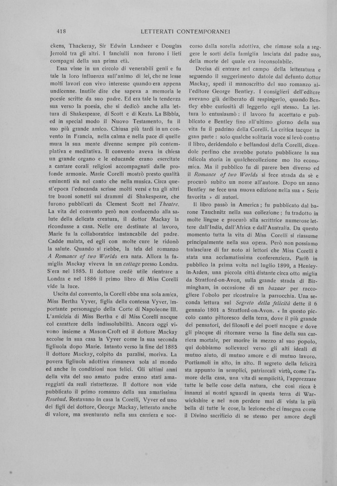 pagina sinistra