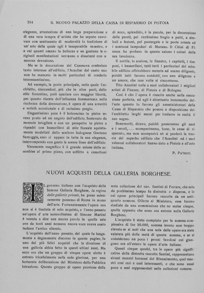 pagina sinistra