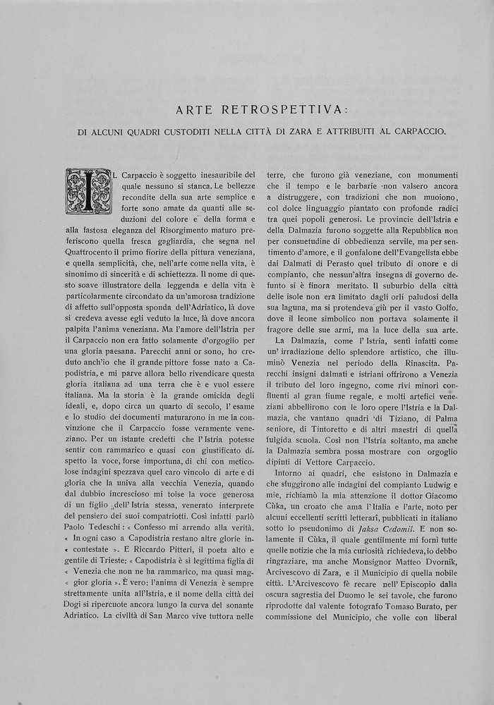 pagina sinistra