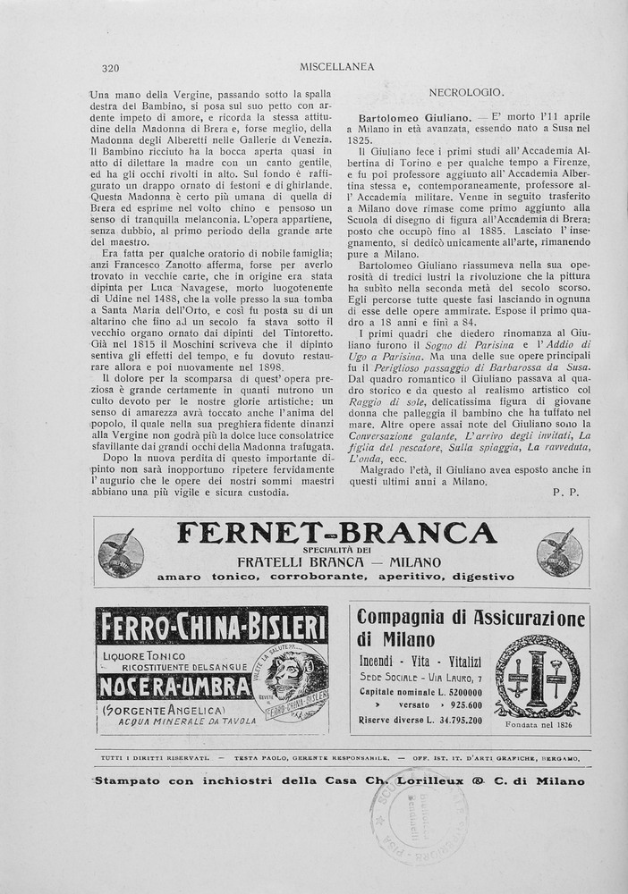 pagina sinistra