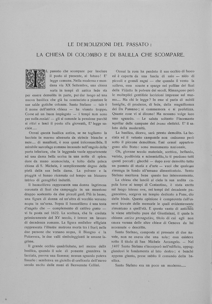 pagina sinistra