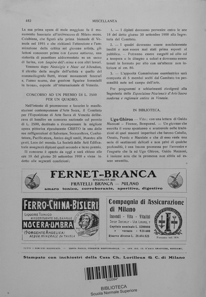 pagina sinistra