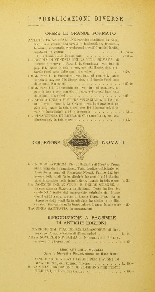pagina sinistra