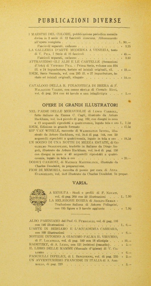 pagina sinistra