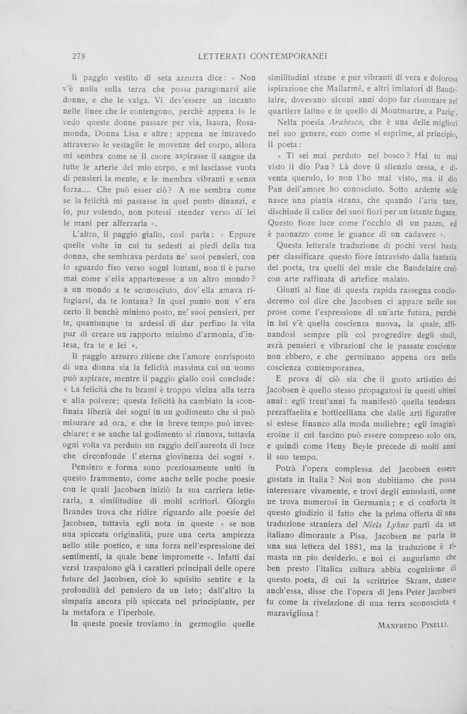 pagina sinistra