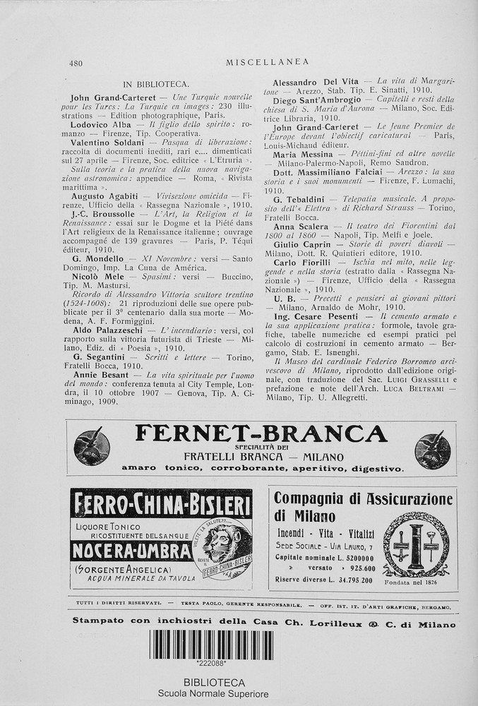 pagina sinistra