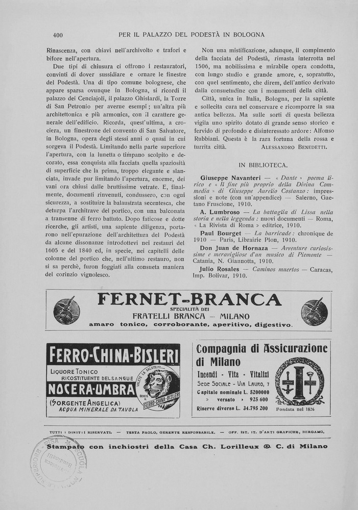pagina sinistra