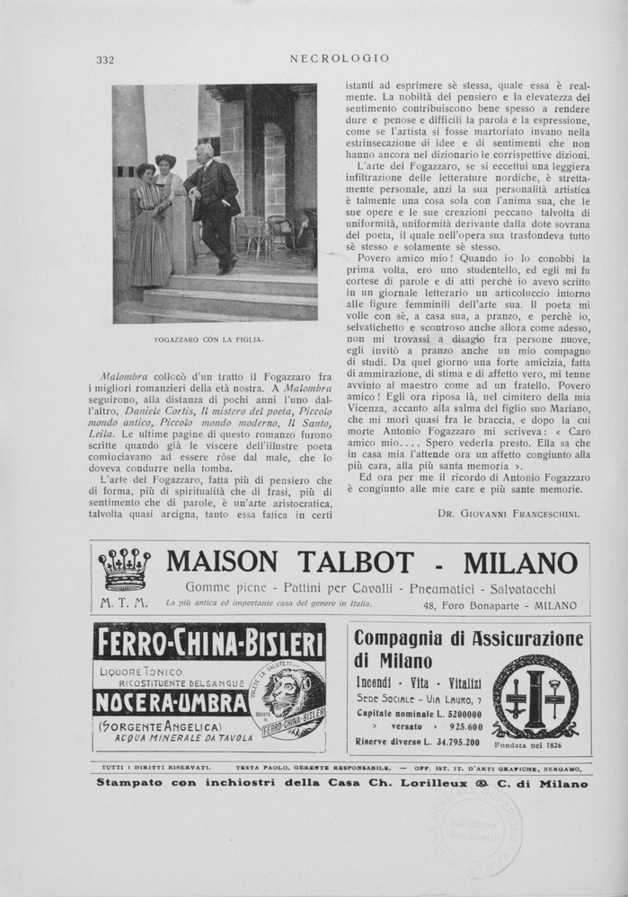 pagina sinistra